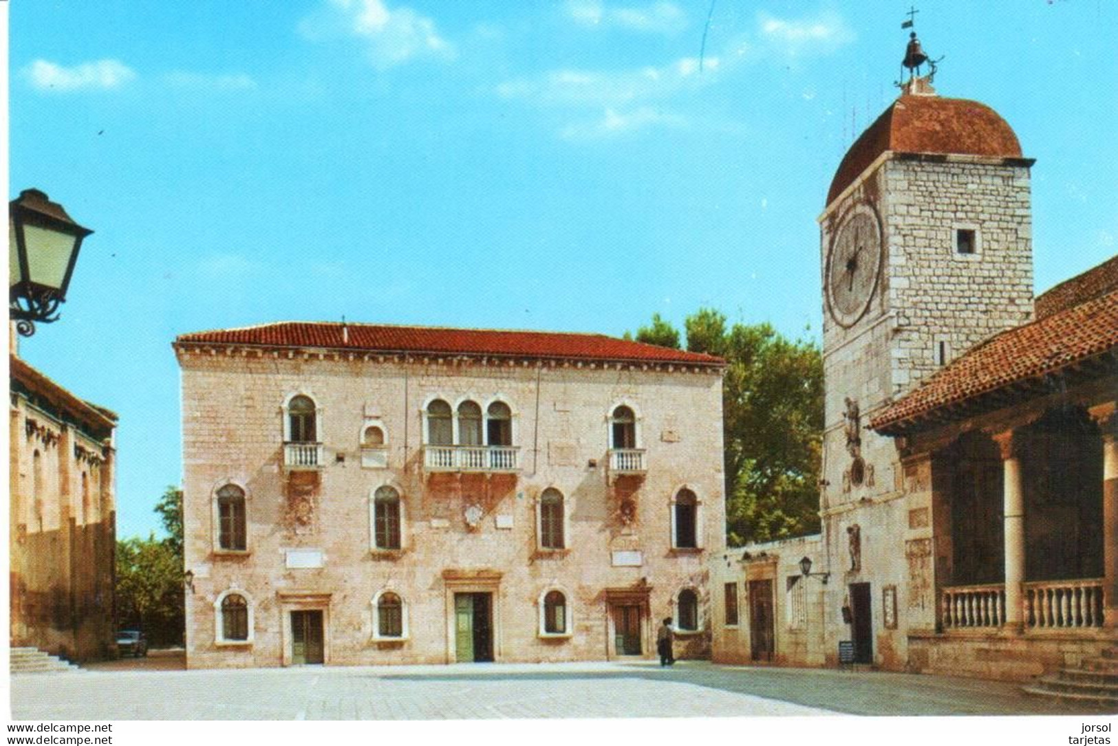 POSTAL  - ZAGREB  -CROACIA  -THE PRINCIPAL SQUARE