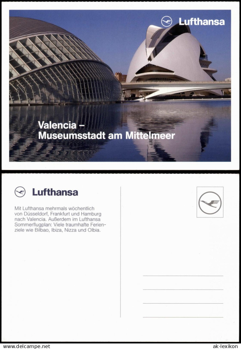 Postales Valencia València Museum - Lufthansa Werbung 2009