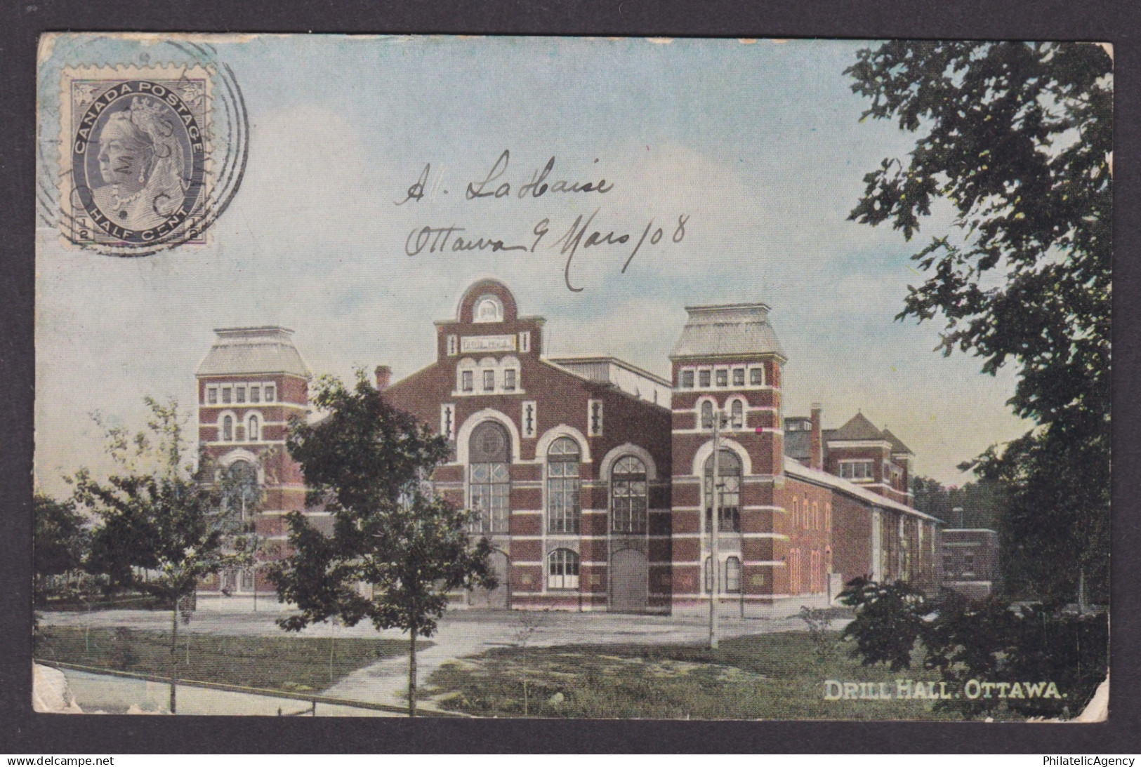 Postcard, CANADA, Ottawa, Drill Hall