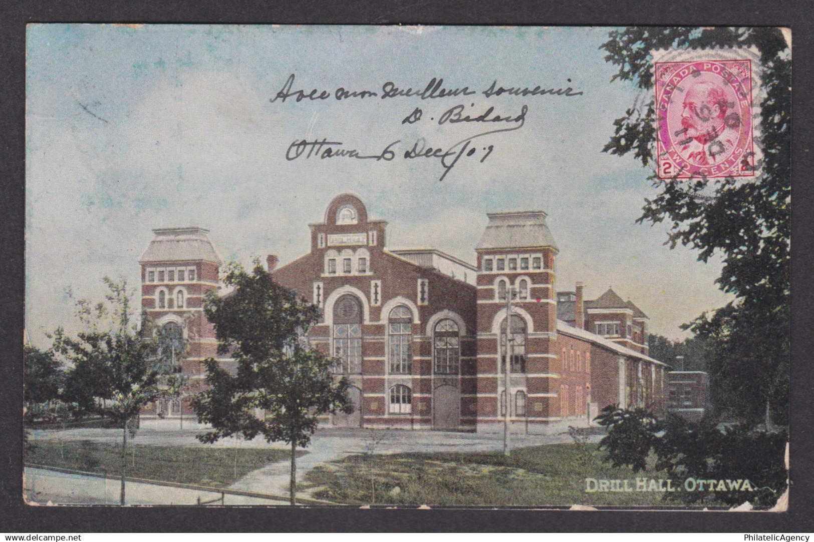 Postcard, CANADA, Ottawa, Drill Hall