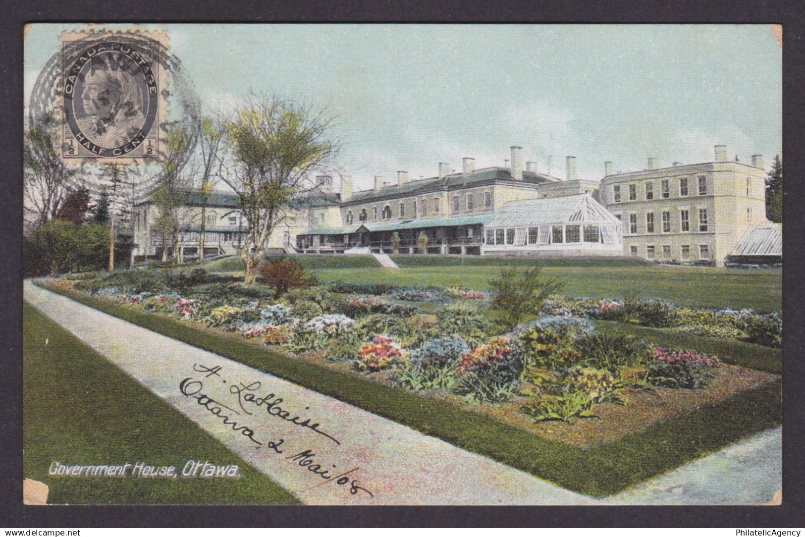 Postcard, CANADA, Ottawa, Government House