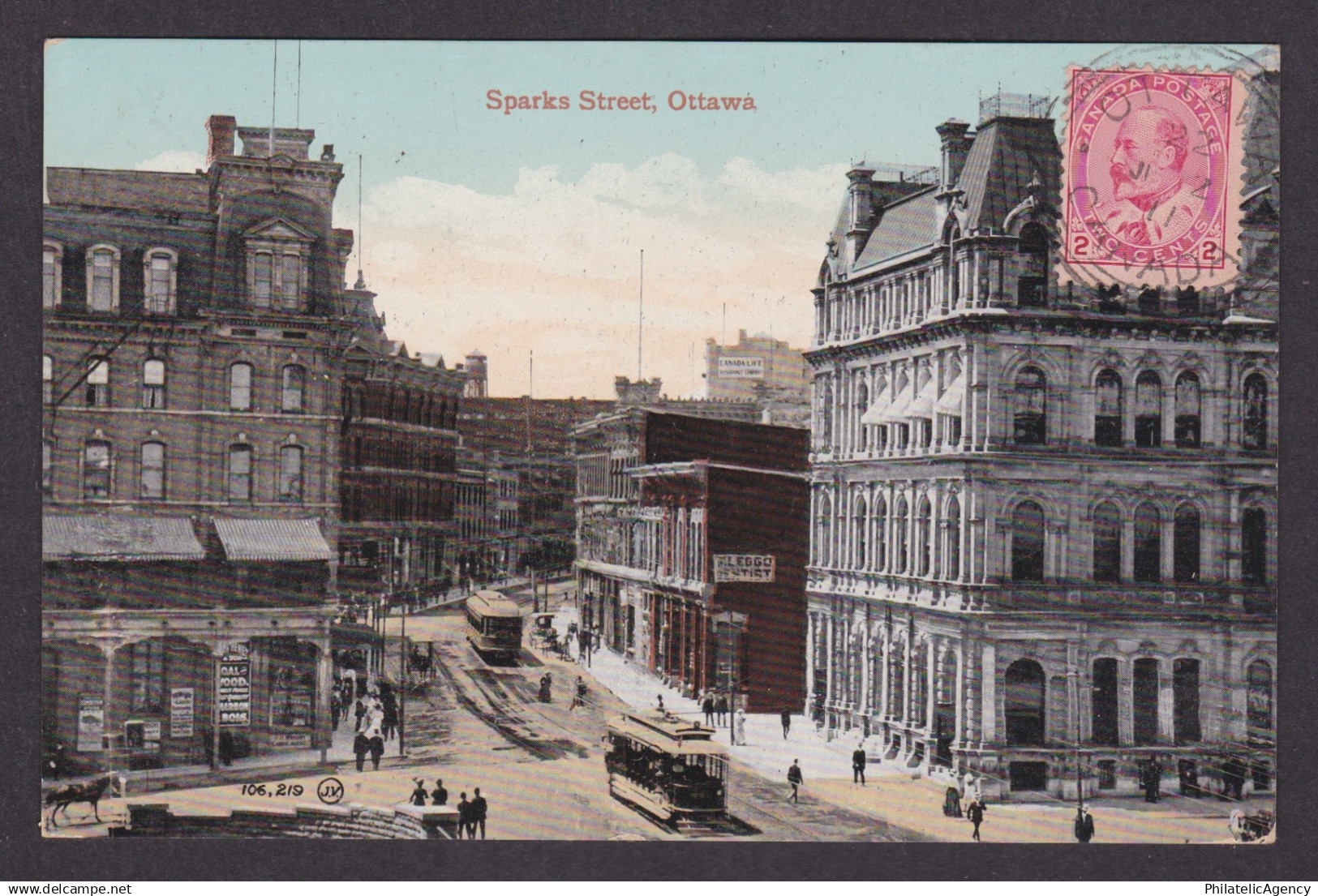 Postcard, CANADA, Ottawa, Sparks Street