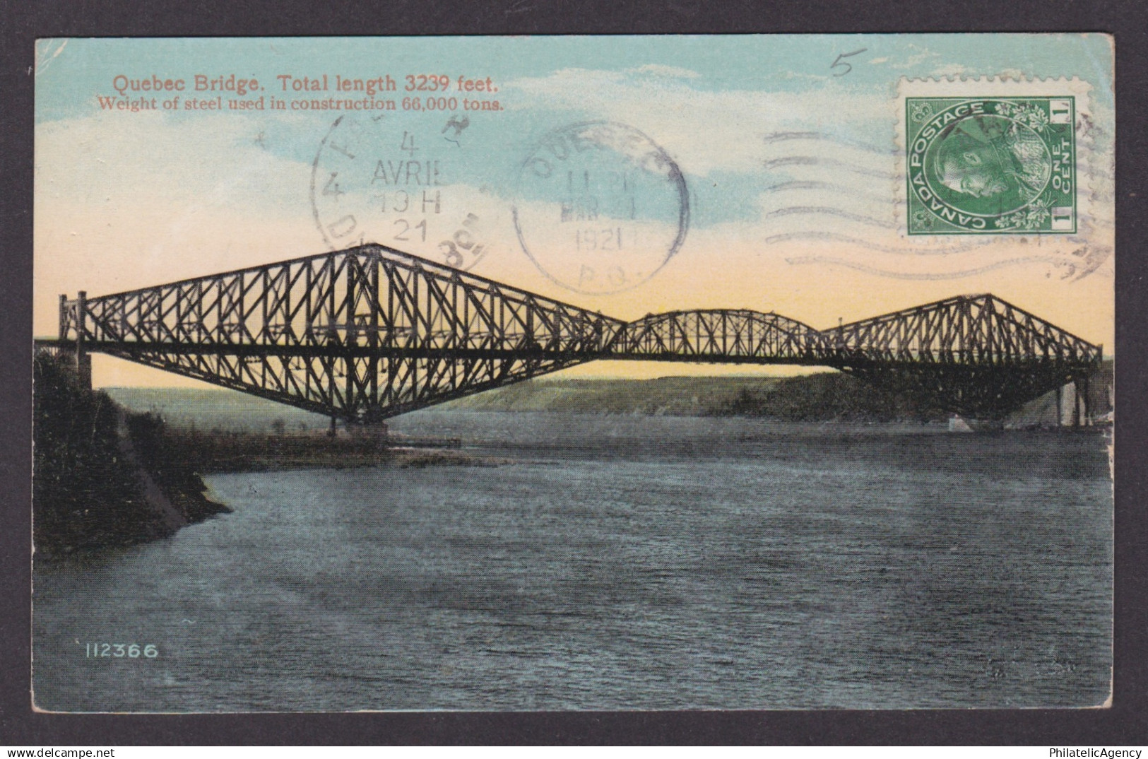 Postcard, CANADA, Quebec, Quebec Bridge