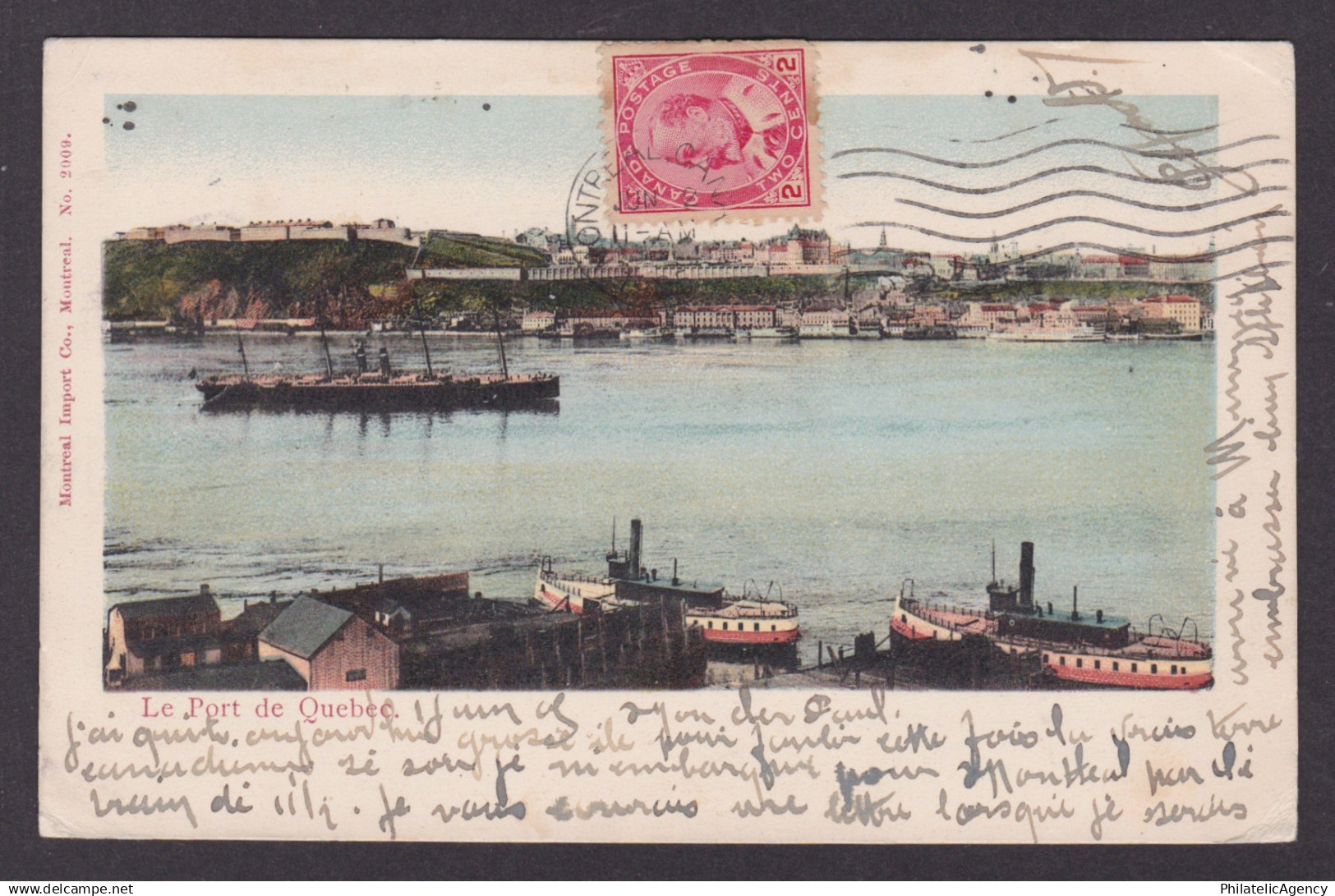 Postcard, CANADA, Quebec, The Port of Quebec