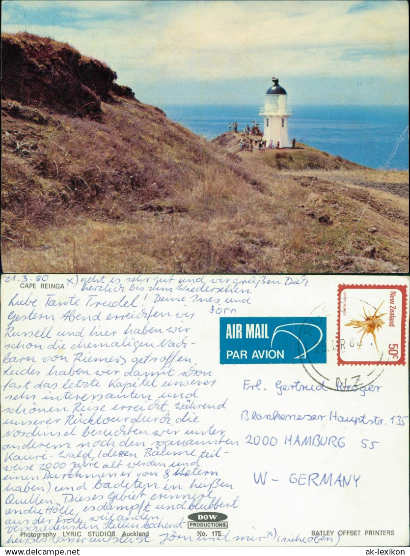 Postcard Neuseeland New Zealand CAPE REINGA Neuseeland New Zealand 1980