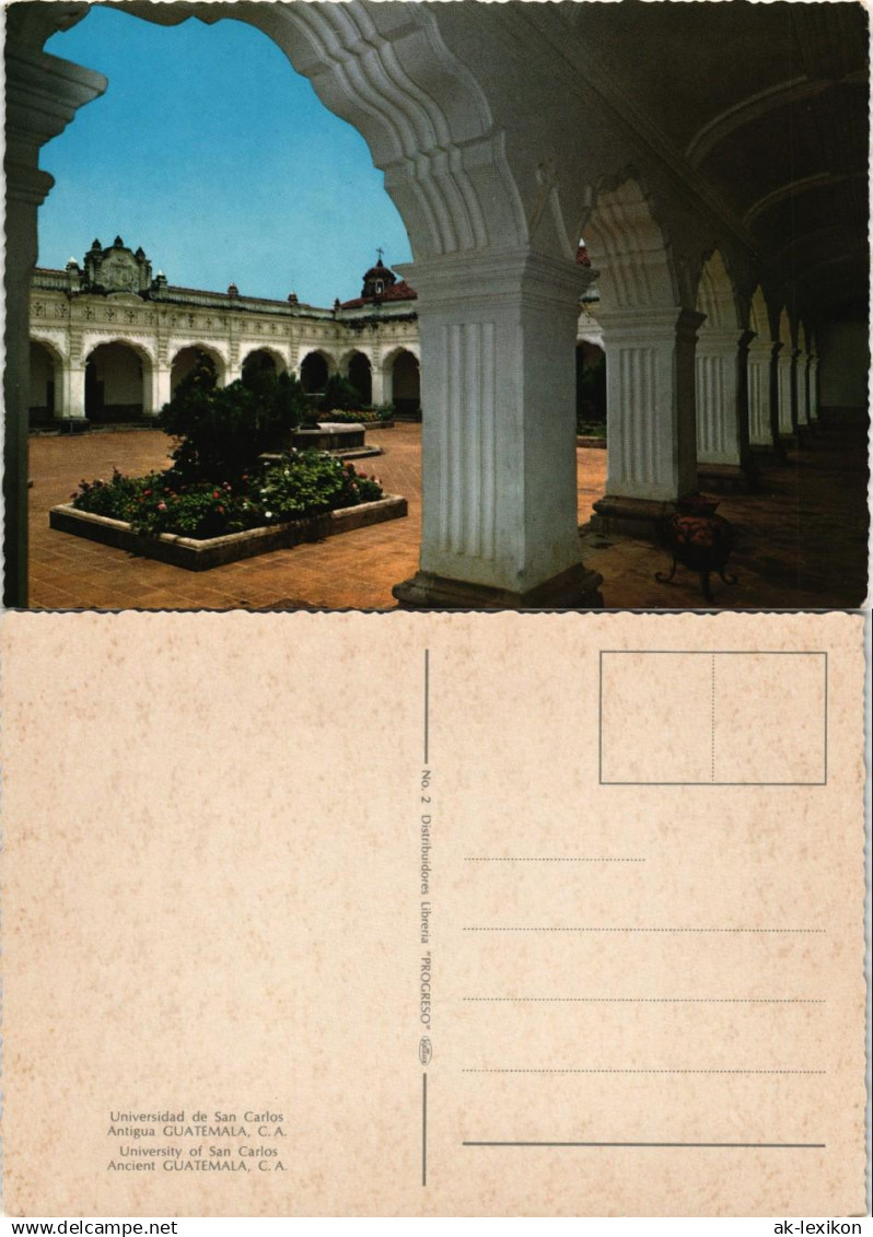 Postcard San Carlos Universidad San Carlos Antigua GUATEMALA, C.A. 1970