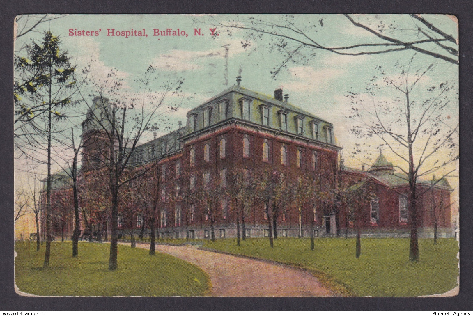 Postcard, United States, Buffalo NY, Sisters' Hospital