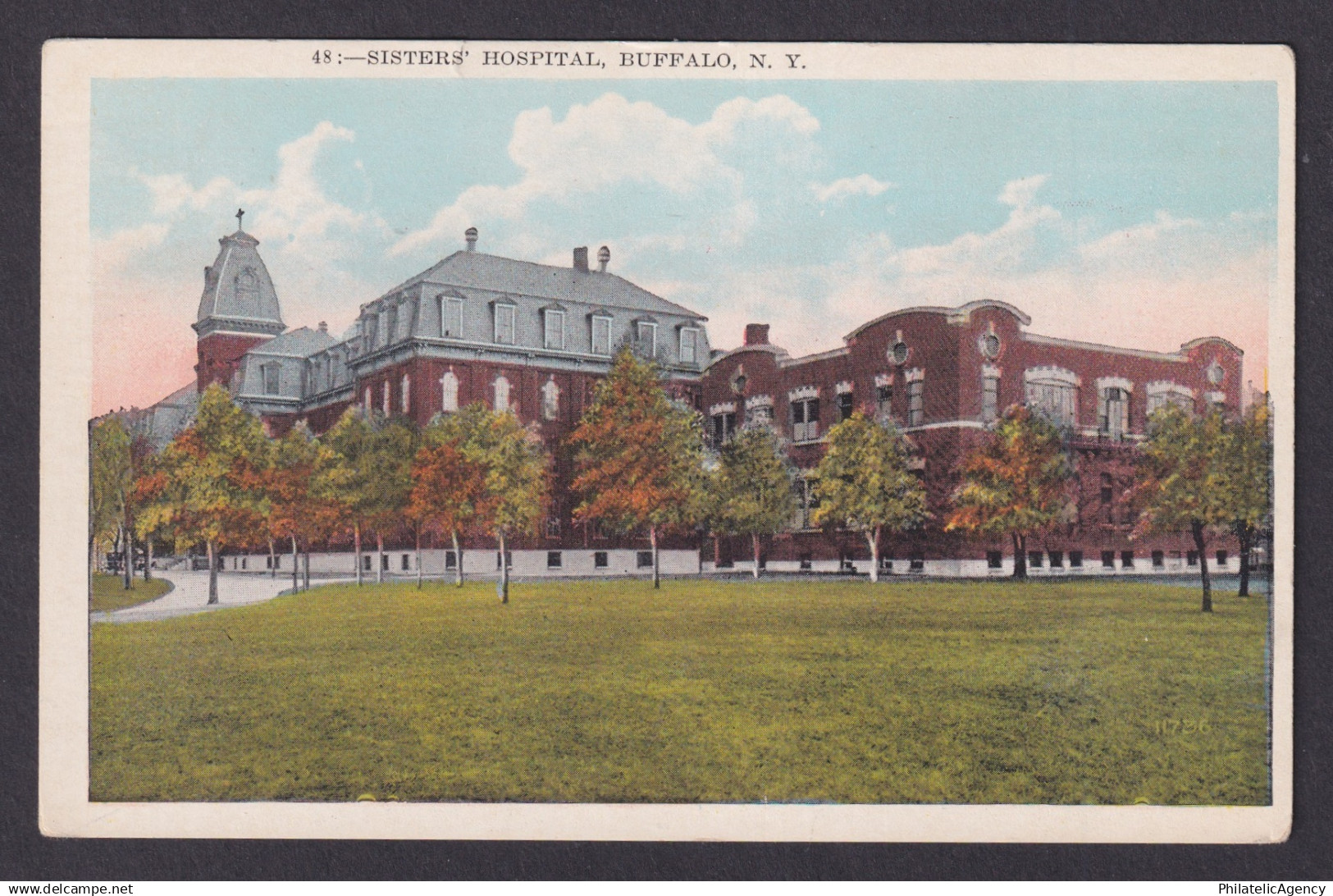 Postcard, United States, Buffalo NY, Sisters' Hospital