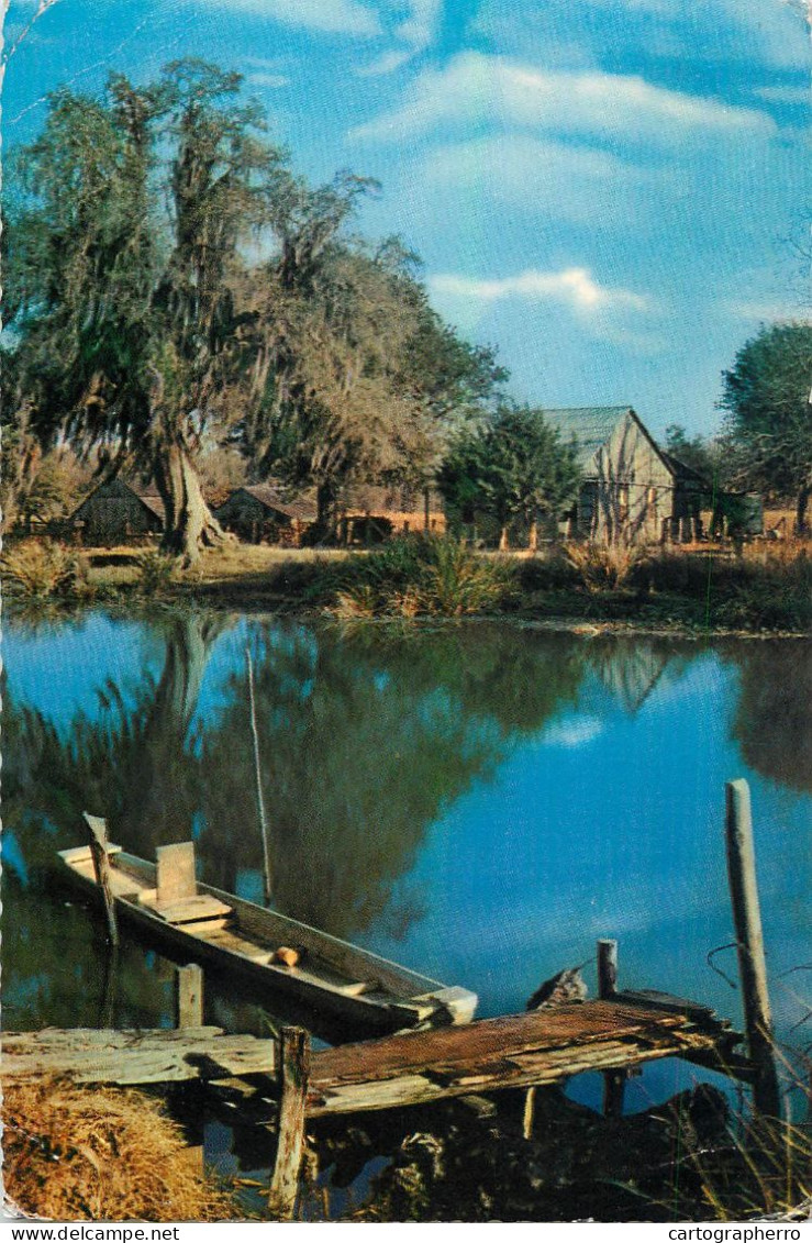 Postcard United States > LA - Louisiana > New Orleans marsh landscape 1974