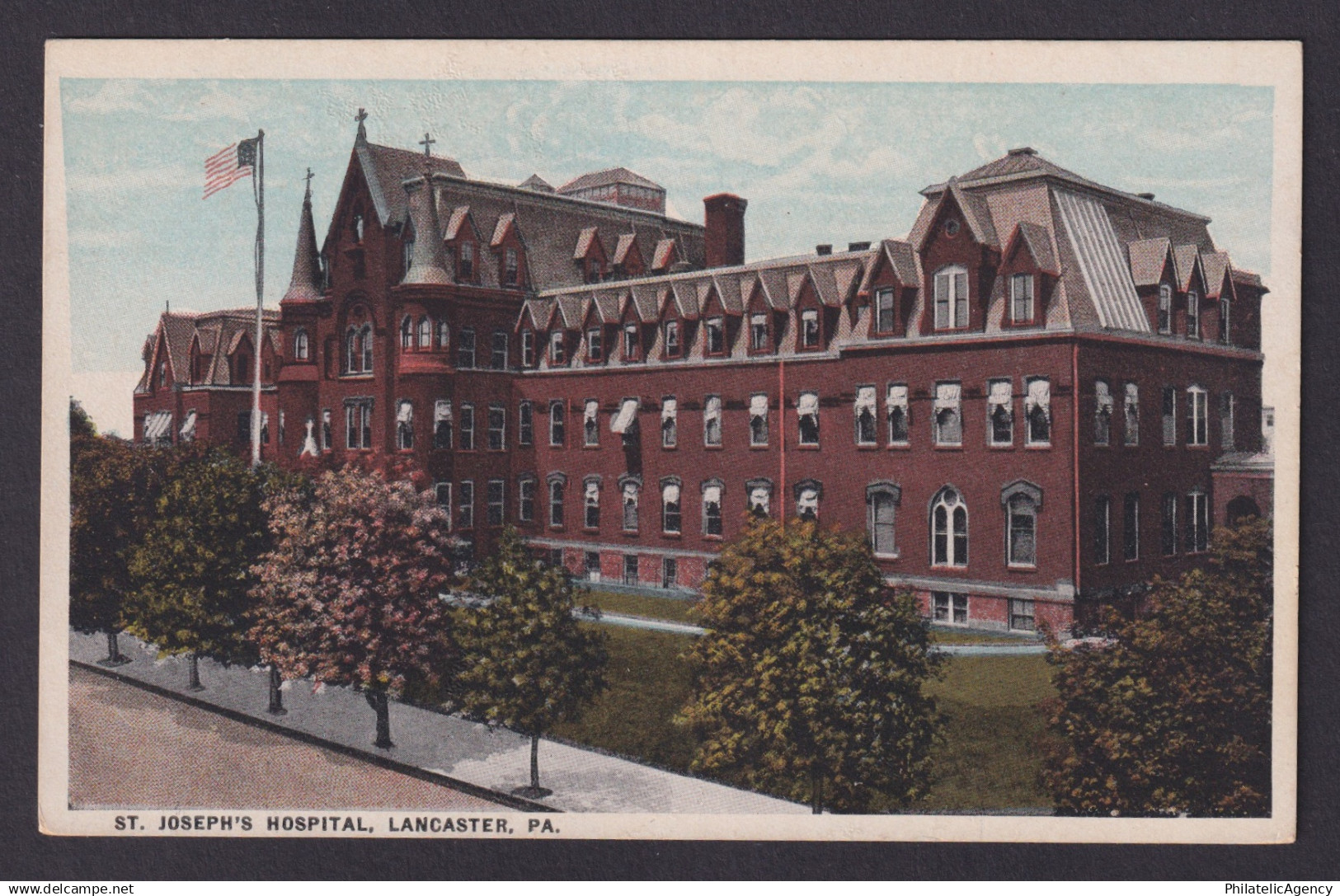 Postcard, United States, Lancaster PA, St. Joseph's Hospital