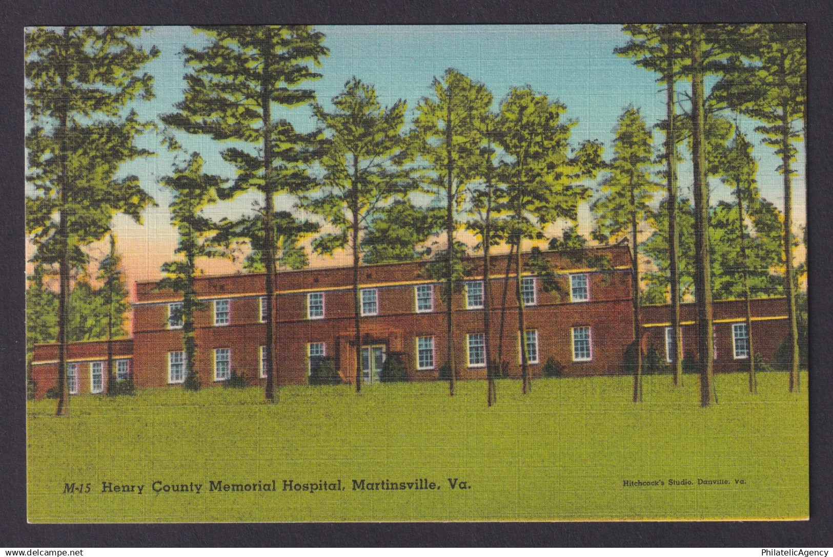 Postcard, United States, Lynchburg VA, Henry County Memorial Hospital