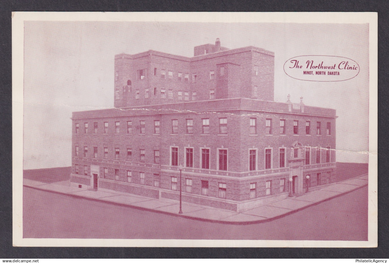 Postcard, United States, Minot ND,The Northwest Clinic