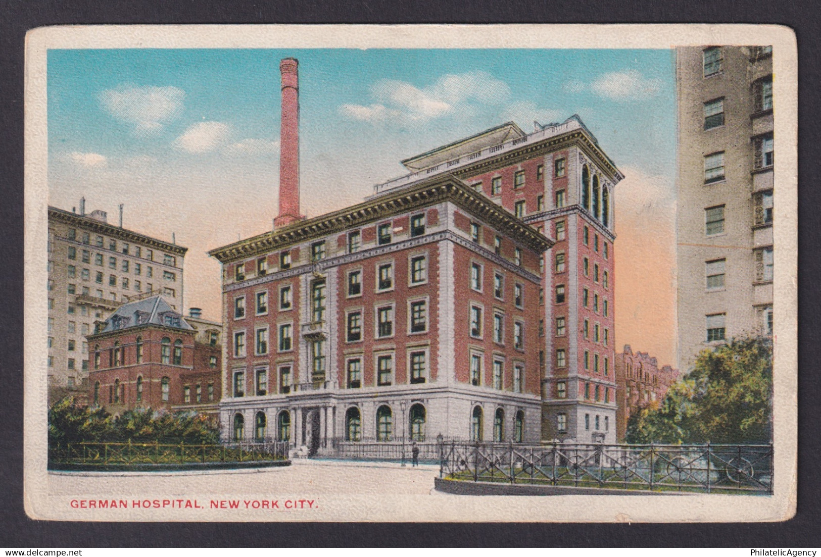 Postcard, United States, New York City NY, German Hospital