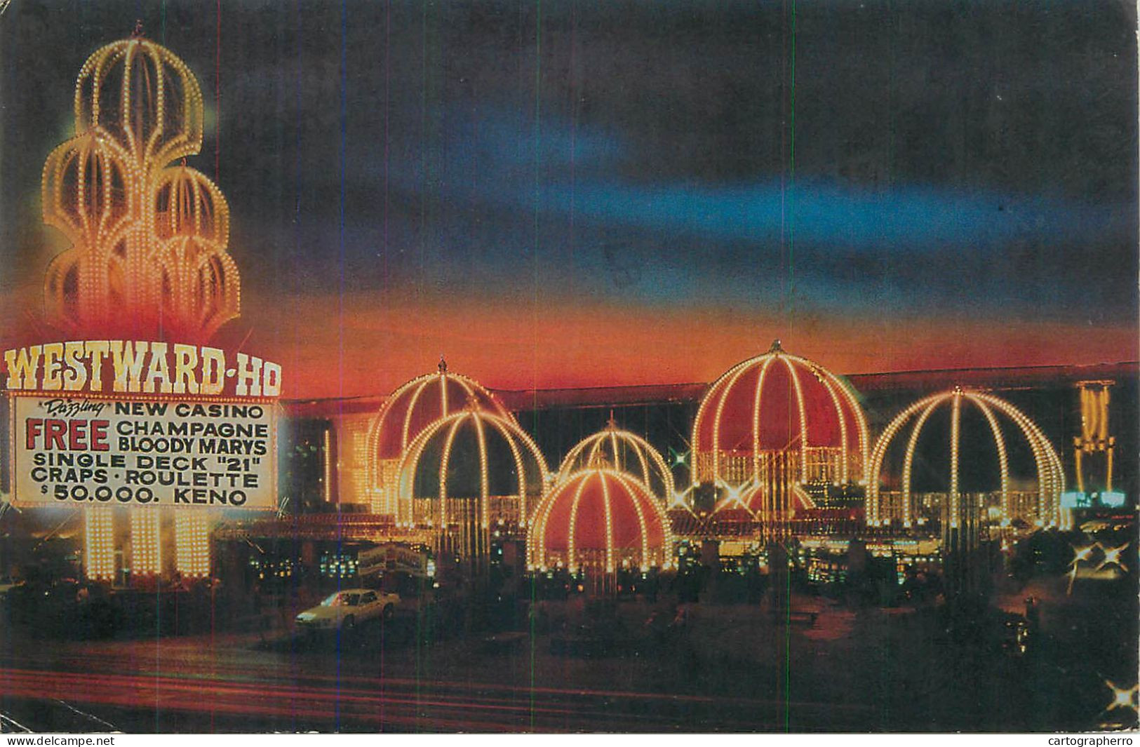 Postcard United States > NV - Nevada > Las Vegas Westward Ho Casino 1986