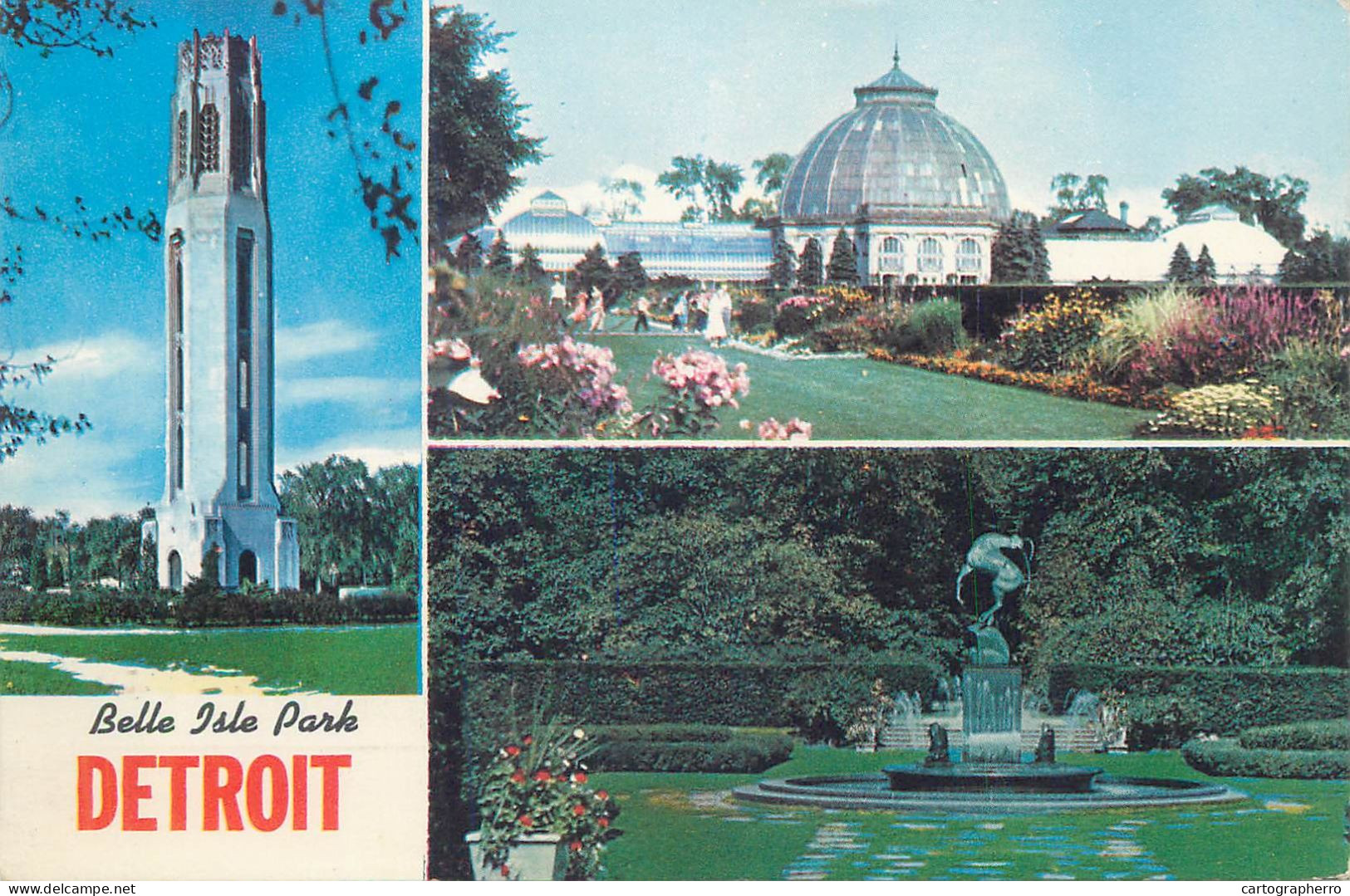 Postcard USA United States MI - Michigan > Detroit Belle Isle Park