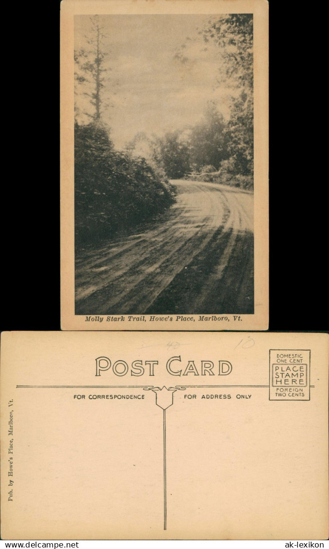 Postcard Vermont Molly Stark Trail, Howe's Place, Marlboro, Vt. 1930