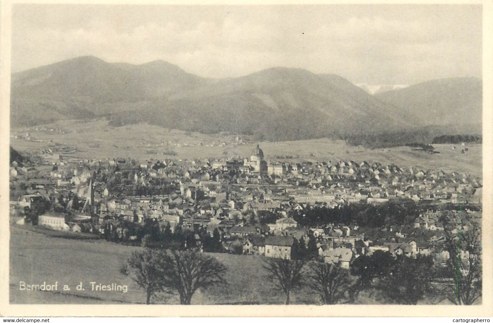 Postcards Austria Berndorf panorama