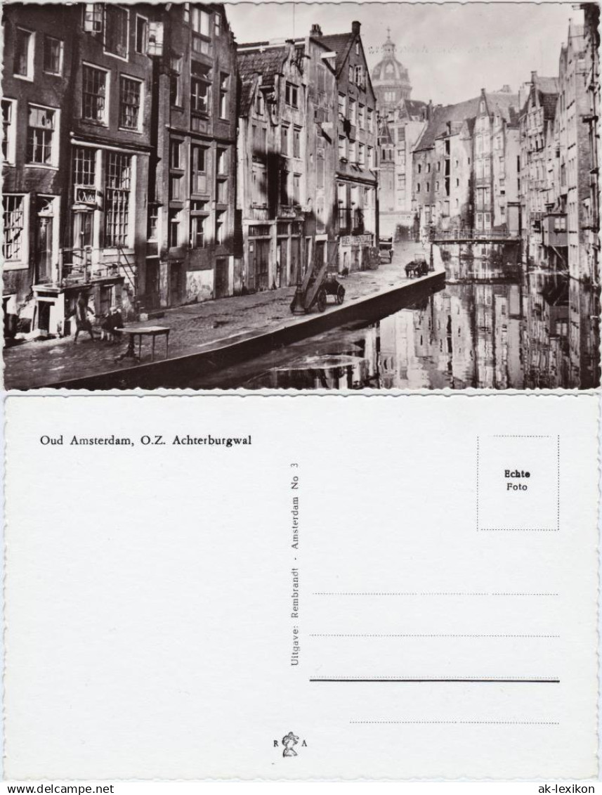 Postkaart Amsterdam Amsterdam O. Z. Achterburgwal 1965