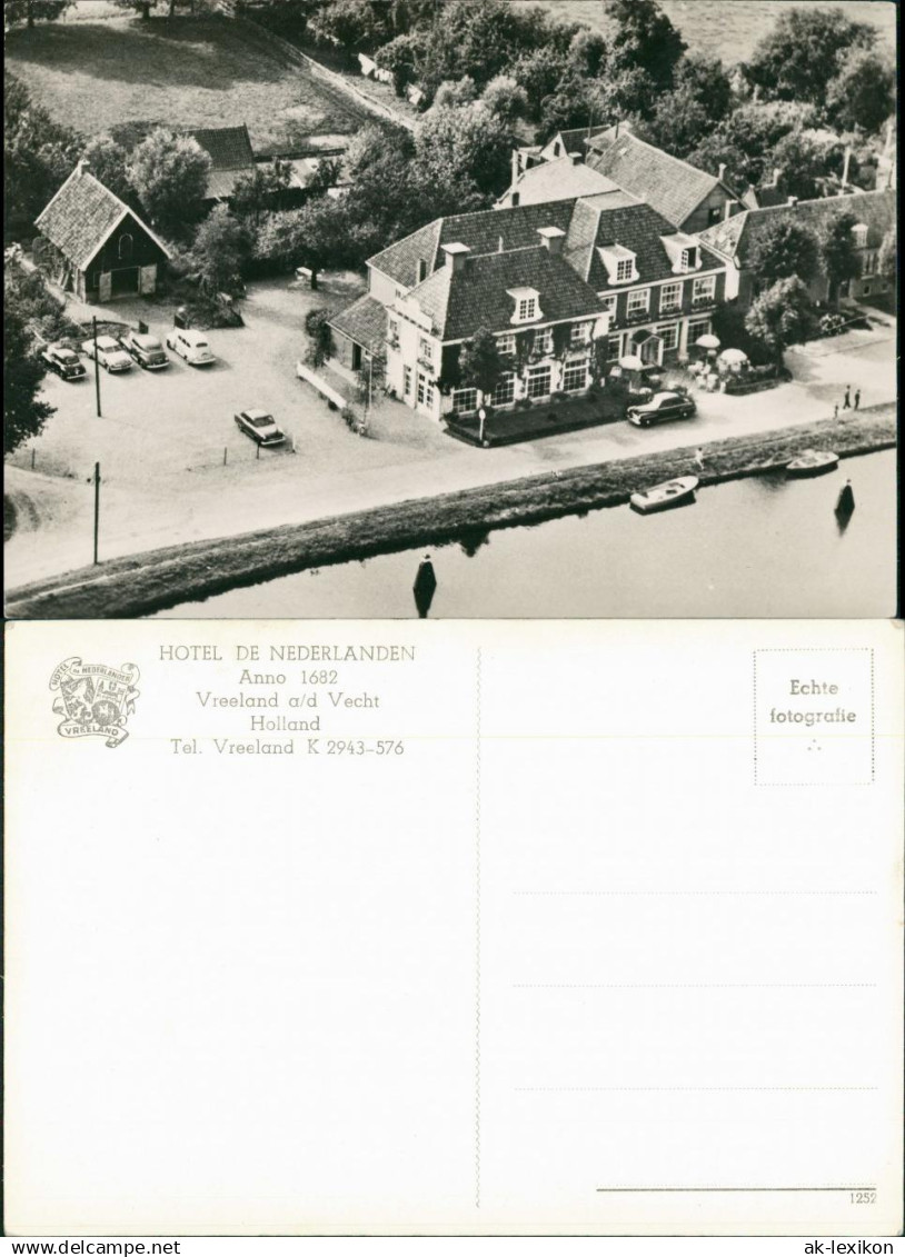 Postkaart Vreeland Vreeland HOTEL DE NEDERLANDEN/Luftaufnahme 1950