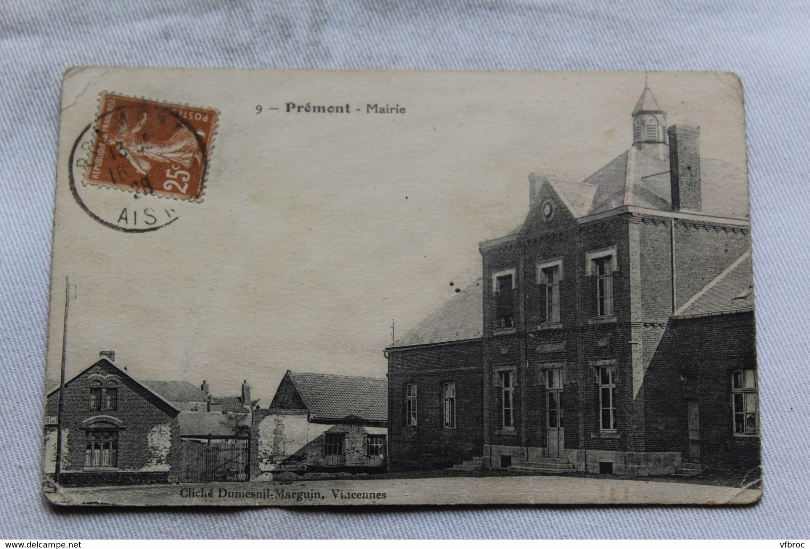 Prémont, mairie, Aisne 02