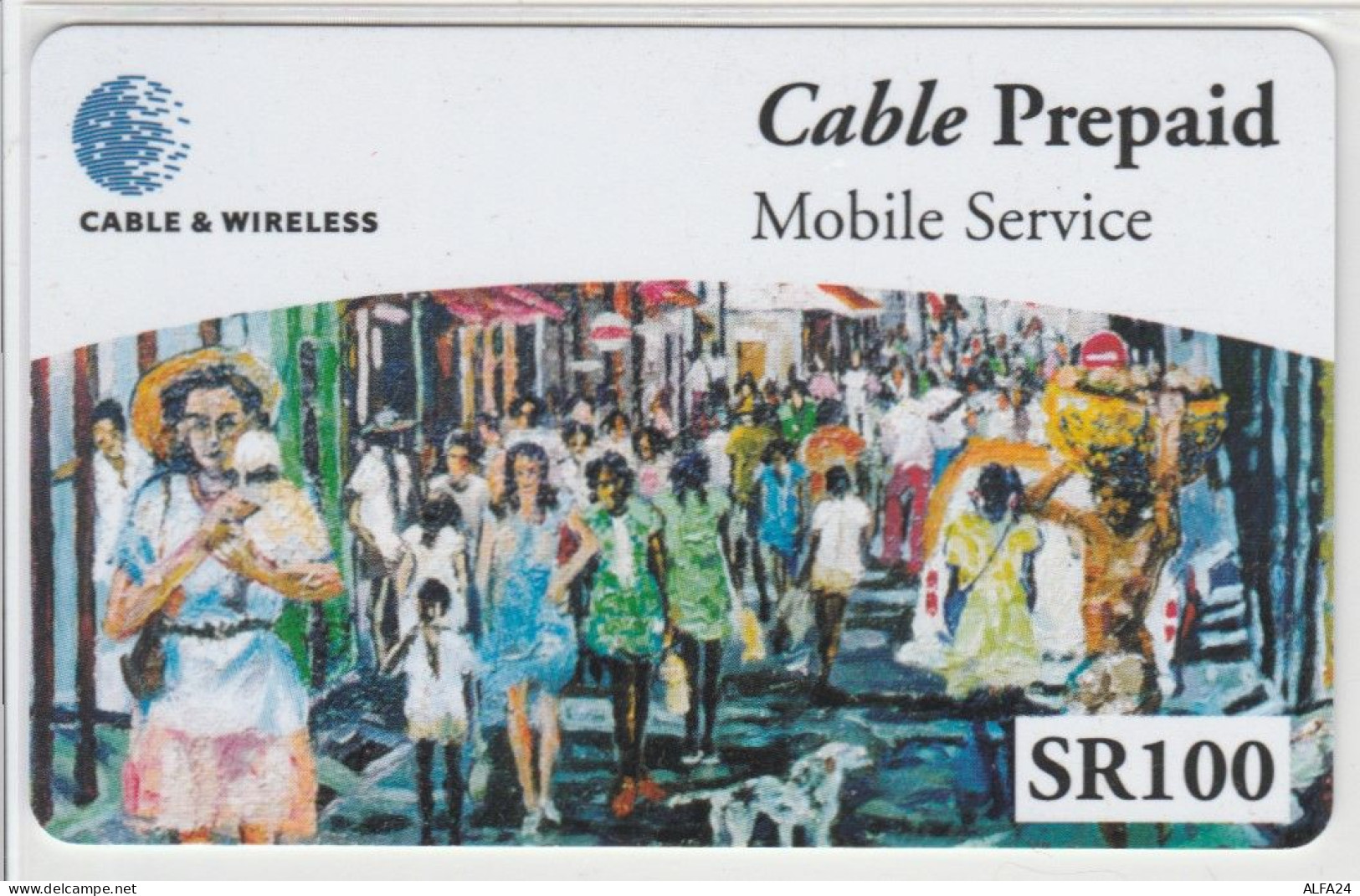 PREPAID PHONE CARD-SEYCHELLES (E48.5.7