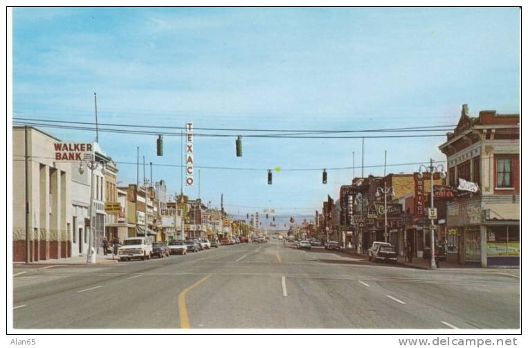 Price UT Utah, Main Street Scene View, c1950s Vintage Postcard