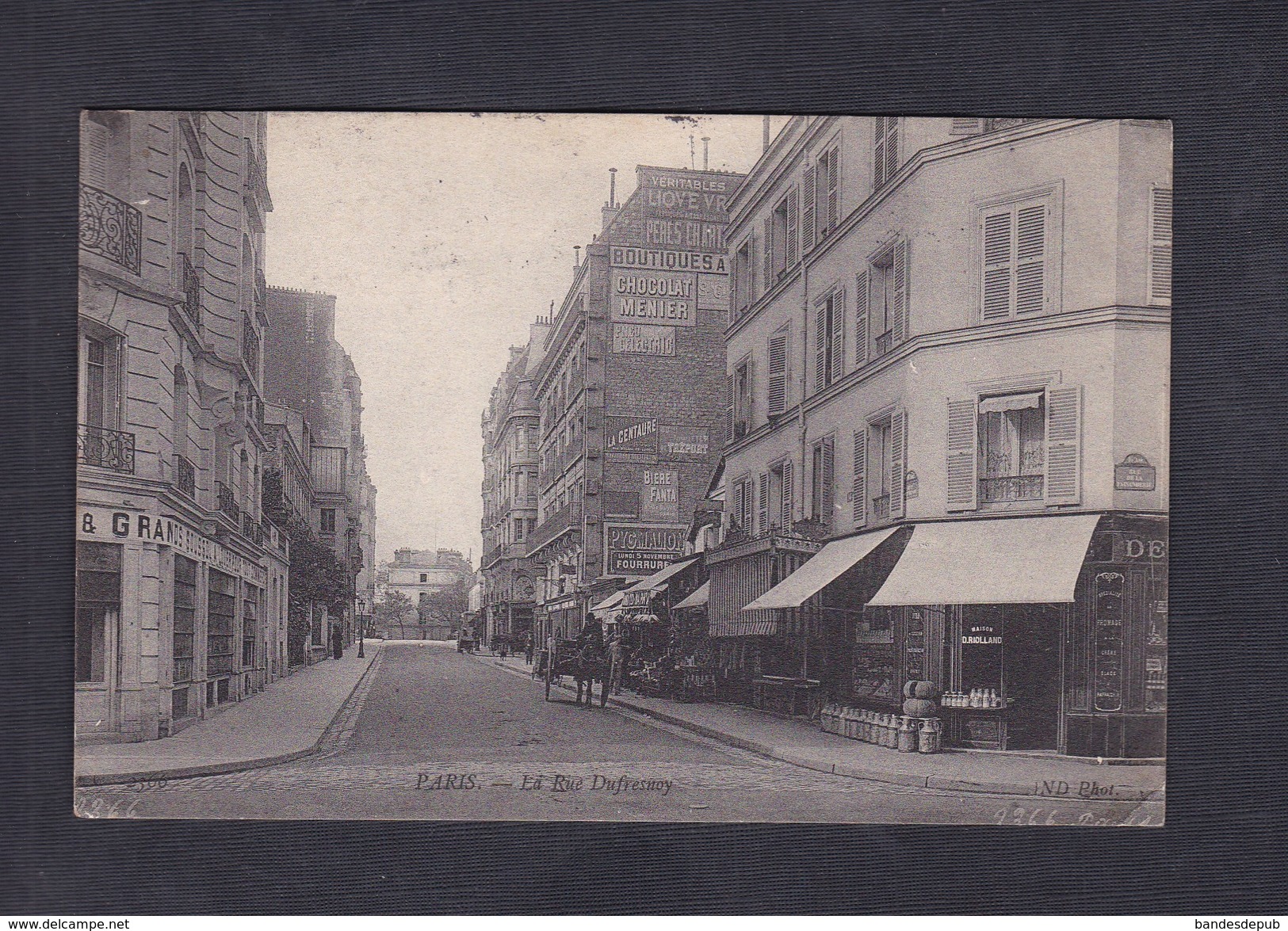 Prix fixe Paris 16 - la Rue Dufresnoy ( Dufrenoy )(animée commerce ND Phot)