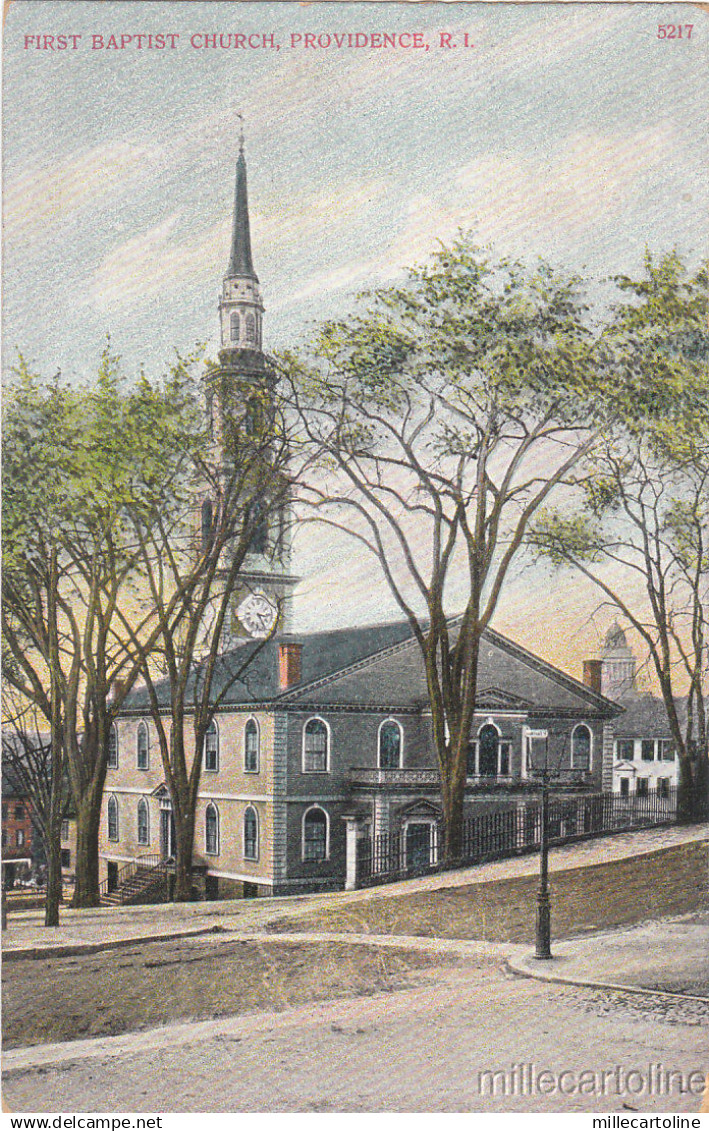 * PROVIDENCE - First Baptist Church