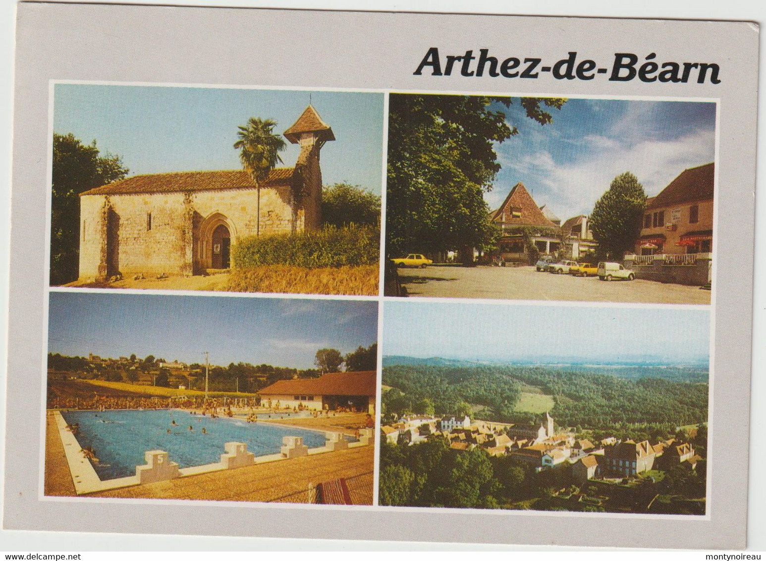 Pyrénées  Atlantique     :   ARTHEZ  de  BEARN : vues 1987