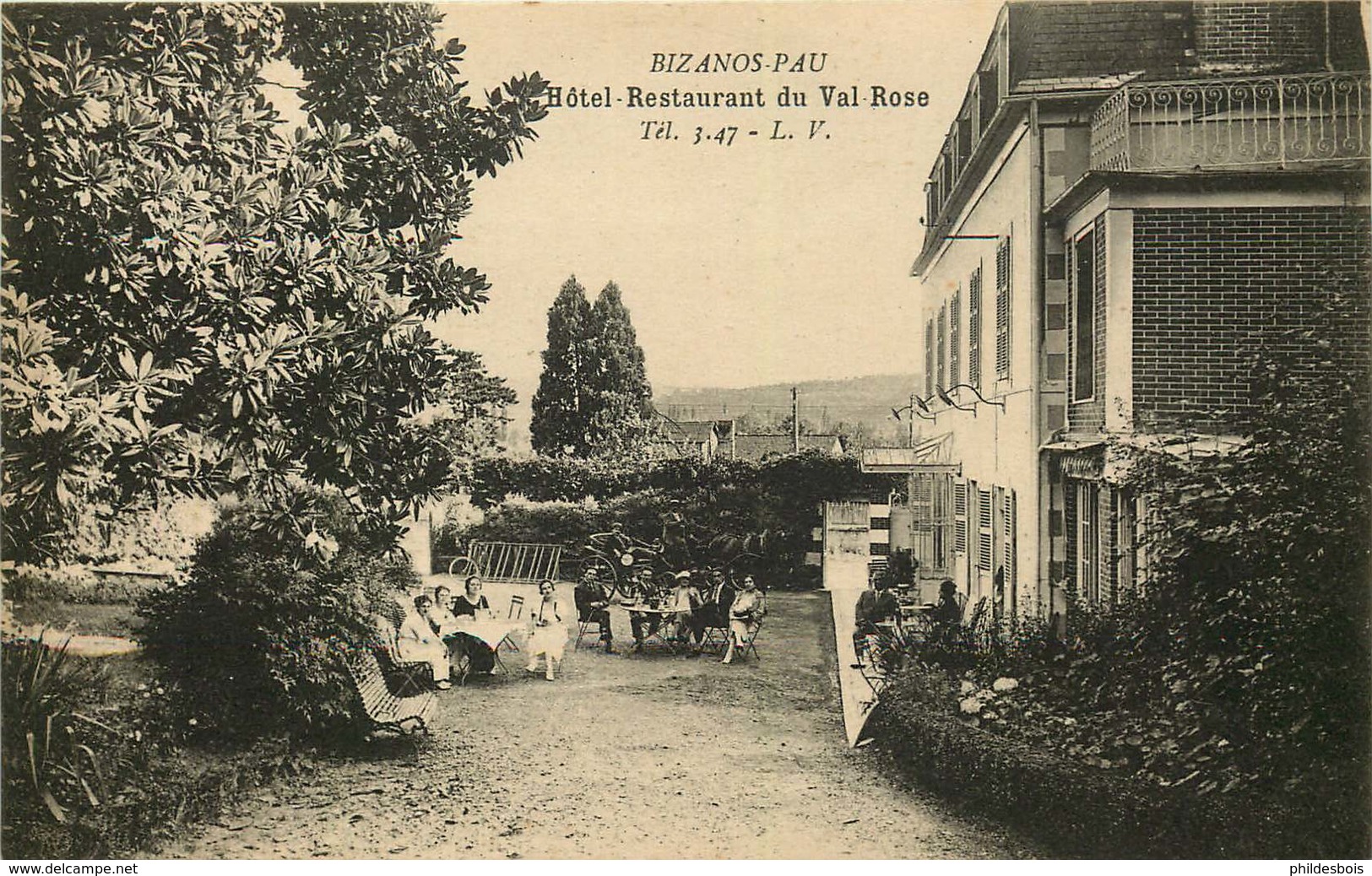 PYRENEES ATLANTIQUES   BIZANOS   HOTEL RESTAURANT DU VAL DE ROSE