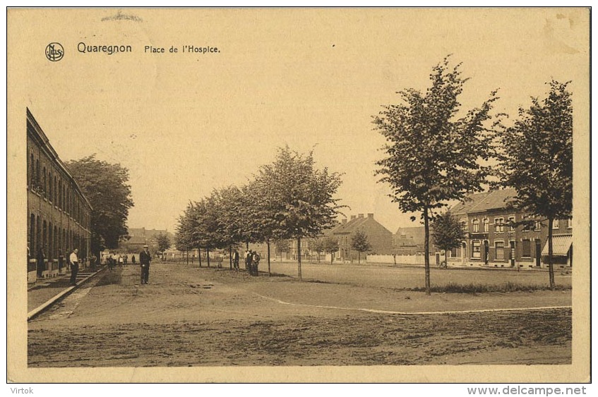 Quaregnon : place de l´hospice    ( ecrit   )