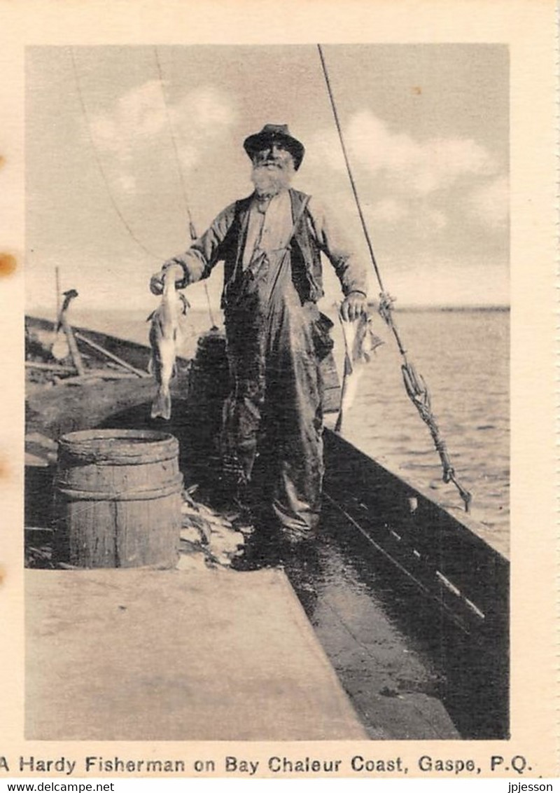 QUEBEC - A HARDY FISHERMAN ON BAY CHALEUR COAST, GASPE