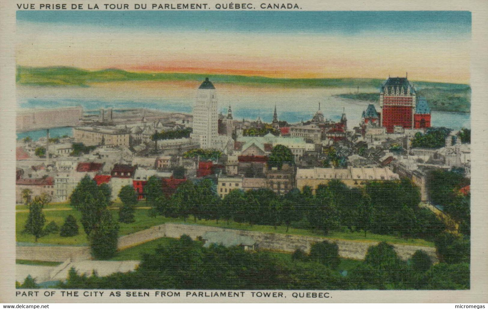 Québec - Vue prise de la Tour du Parlement