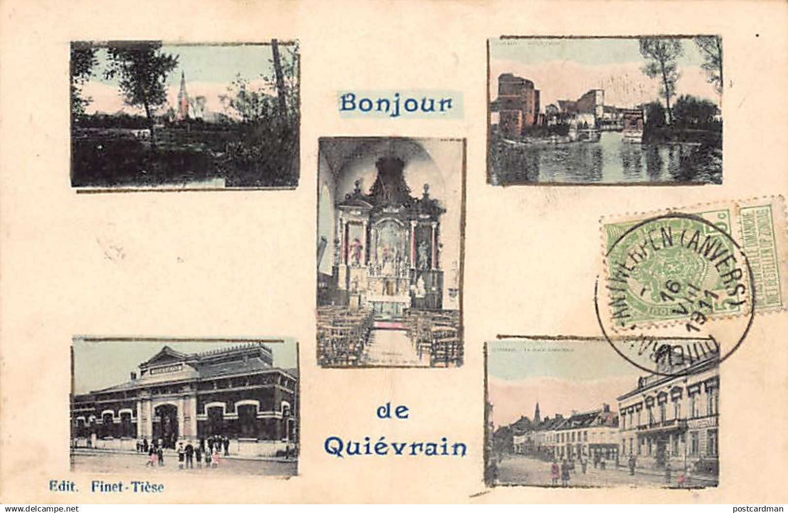 QUIÉVRAIN (Hainaut) Bonjour de...