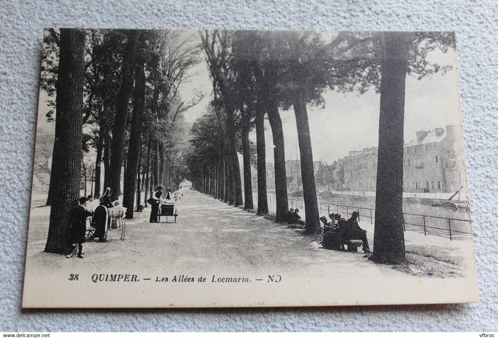 Quimper, les allées de Locmaria, Finistère