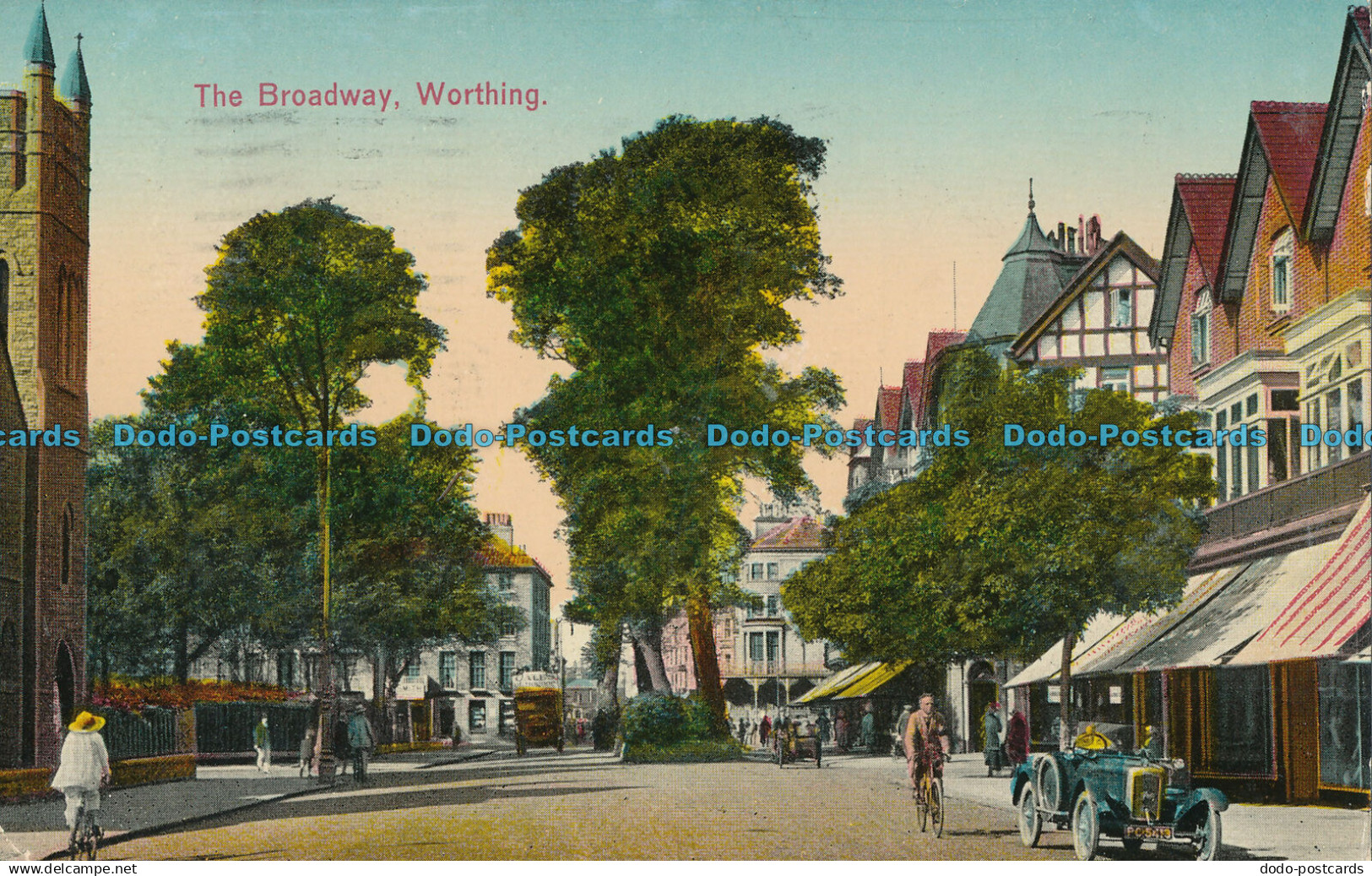 R004468 The Broadway. Worthing. 1927