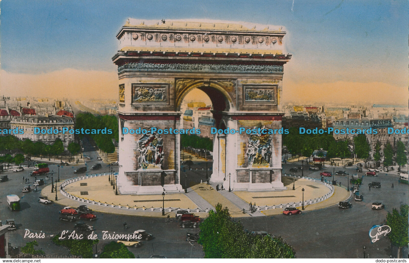 R005525 Paris. L Arc de Triomphe. RP