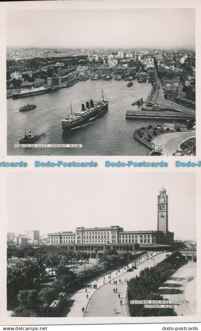 R007957 Circular Quay. Sydney. and Central Railway Station. Sydney. RP