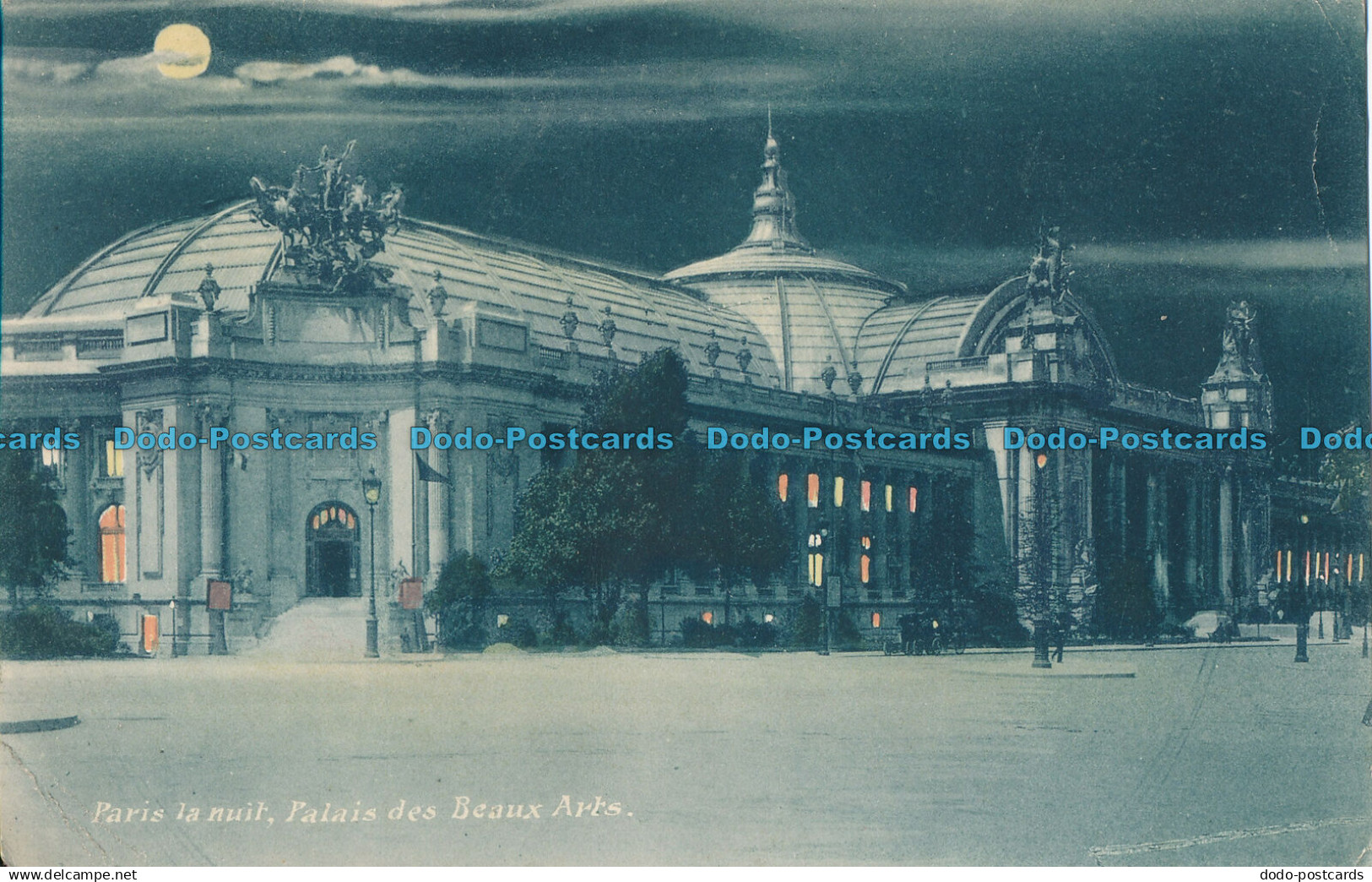 R009098 Paris la Nuit. Palais des Beaux Arts