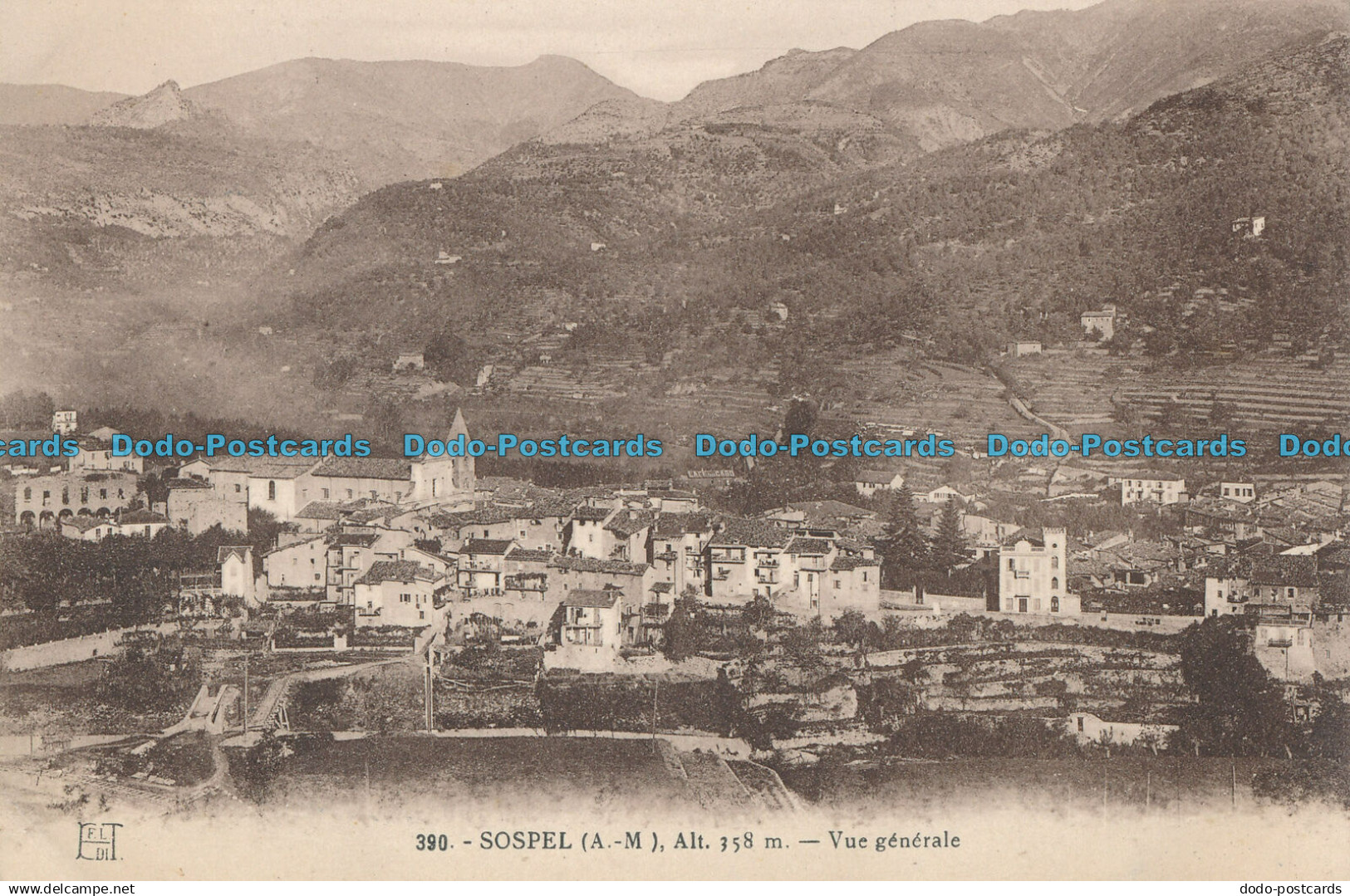 R009298 Sospel. Vue Generale. Frederic Laugier