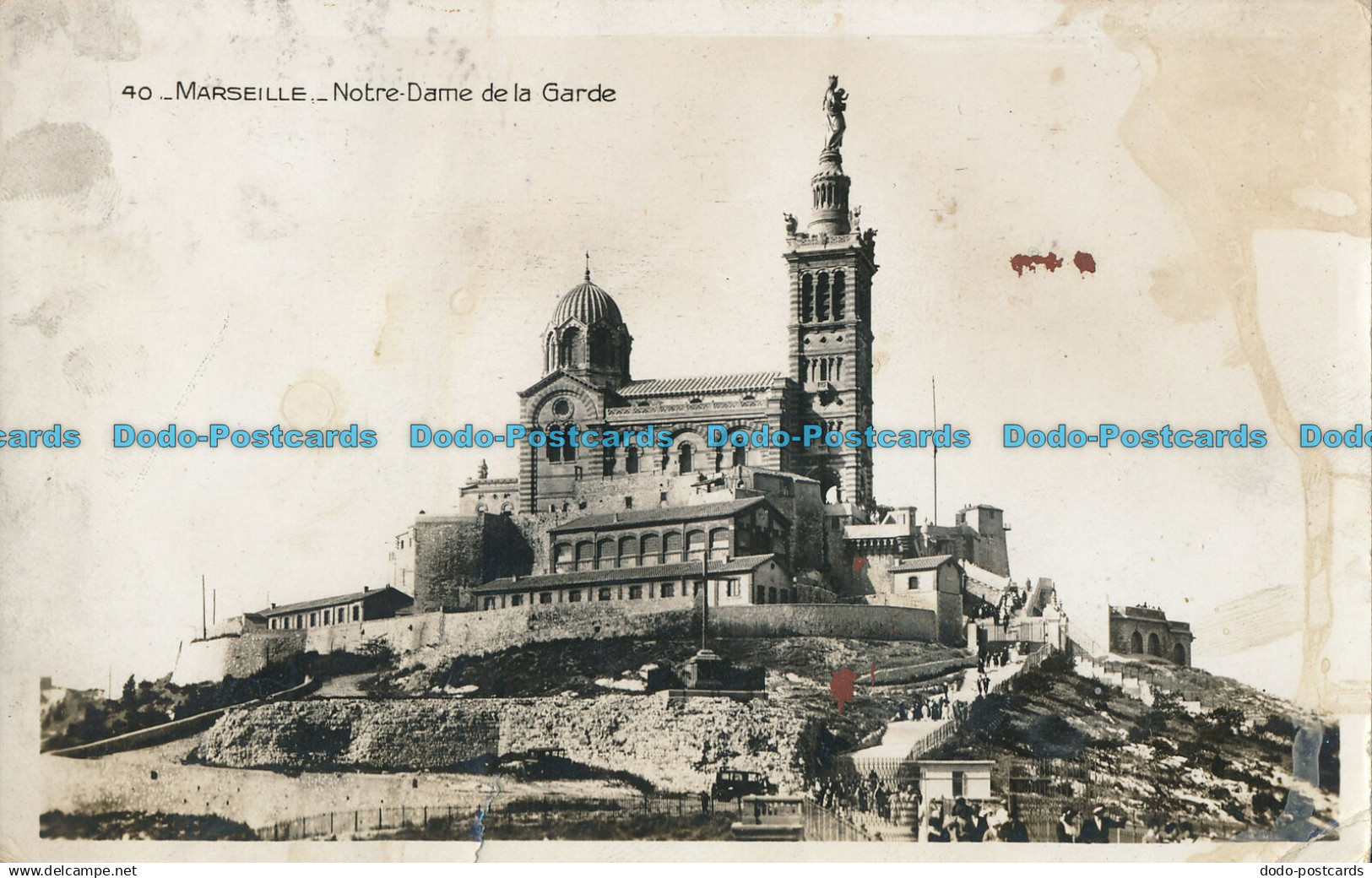 R010792 Marseille. Notre Dame de la Garde. La Cigogne