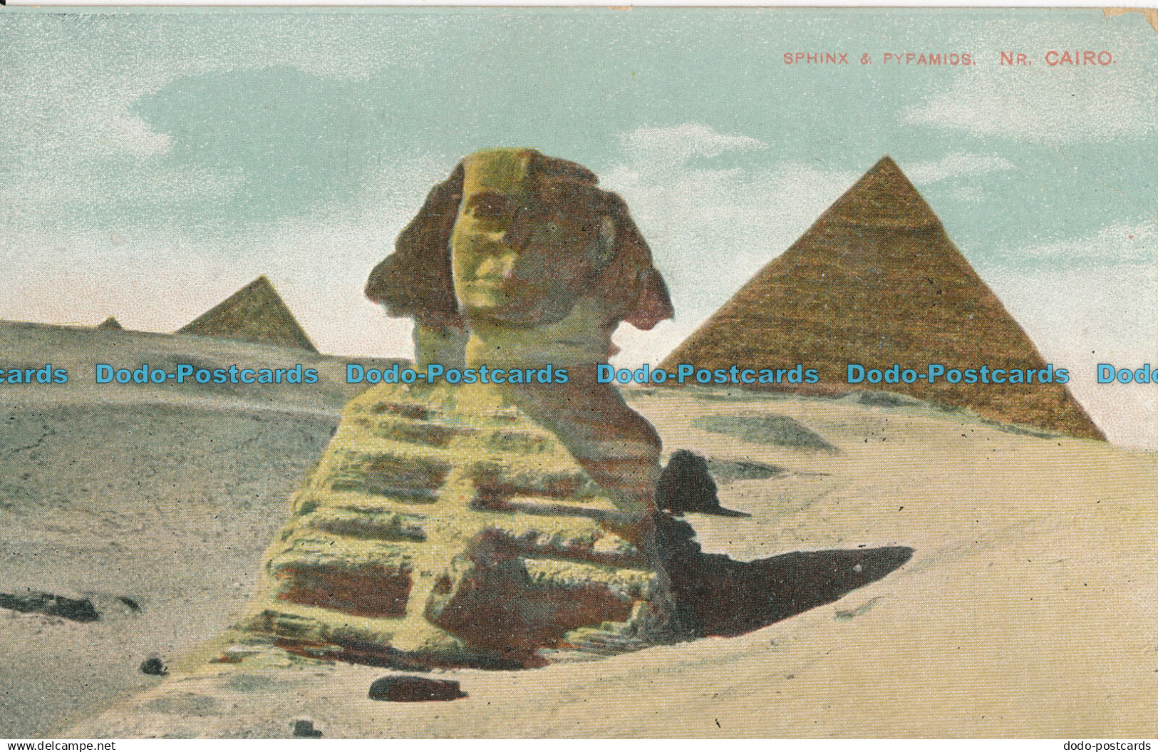 R011172 Sphinx and Pyramids. Nr. Cairo