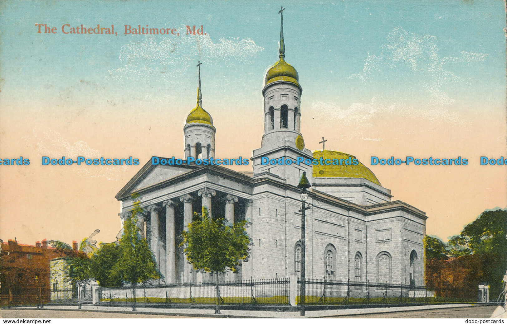 R013572 The Cathedral. Baltimore. Md. Rinn. 1918