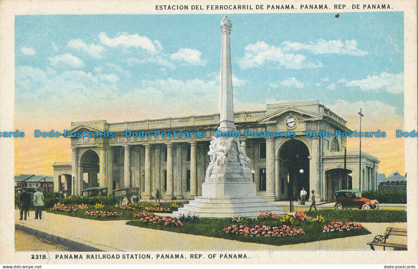 R014946 Panama Railroad Station. Panama Rep. of Panama. I. L. Maduro. B. Hopkins