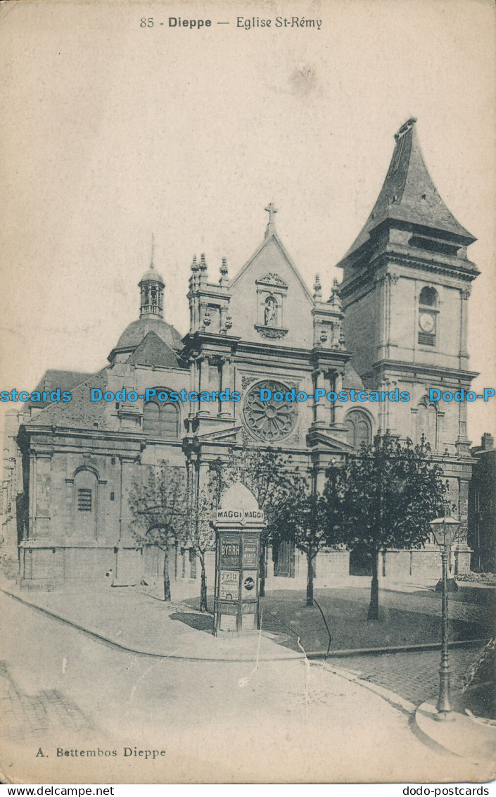 R016850 Dieppe. Eglise St. Remy. A. Bettembos Dieppe