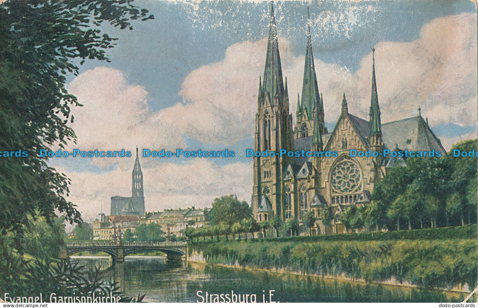 R020699 Evangel. Garnisonkirche. Strassburg i. E. Lorsch and Nachbar. Wiro