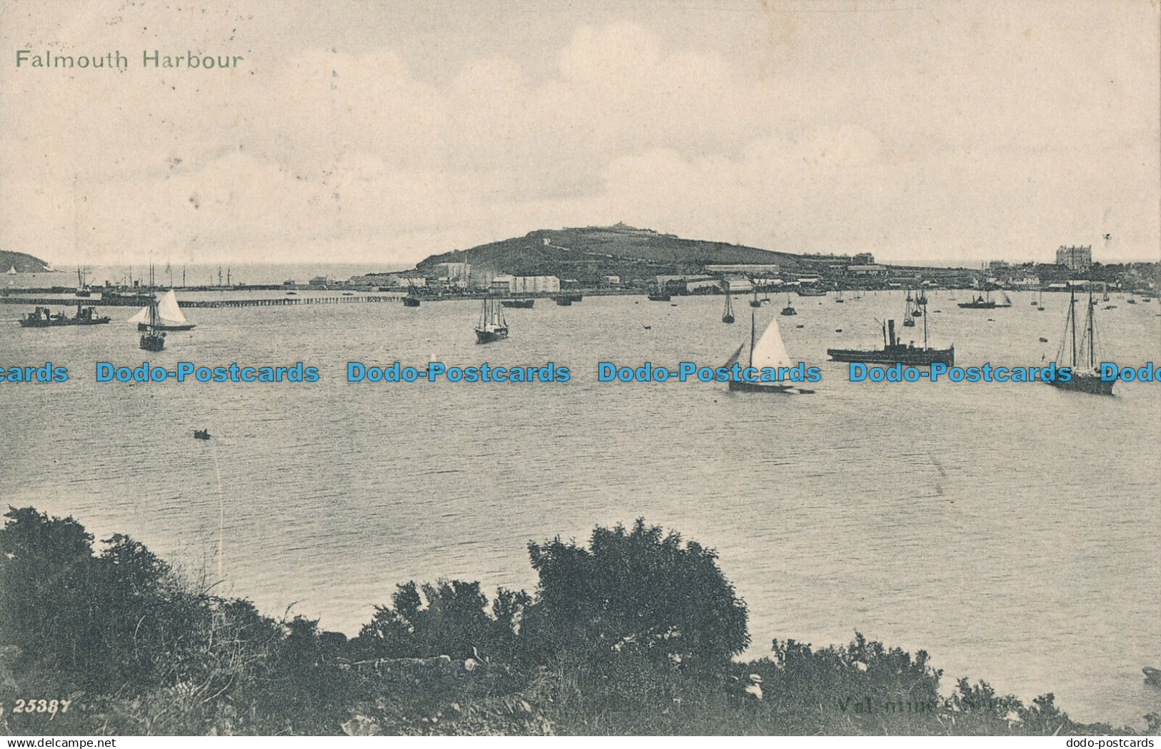 R026851 Falmouth Harbour. 1904