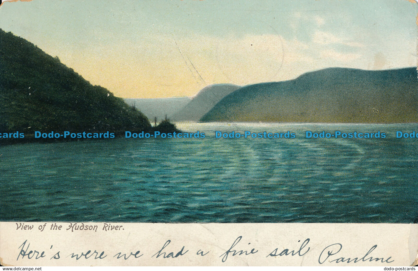 R027584 View of the Hudson River. 1907