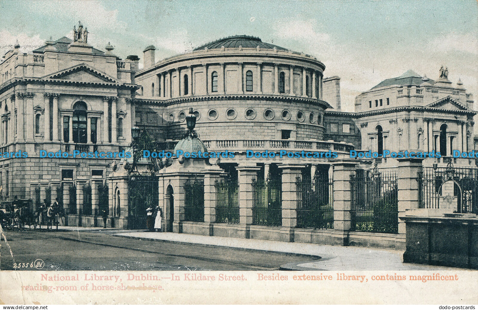 R029991 National Library. Dublin. In Kildare Street. Valentine. 1907