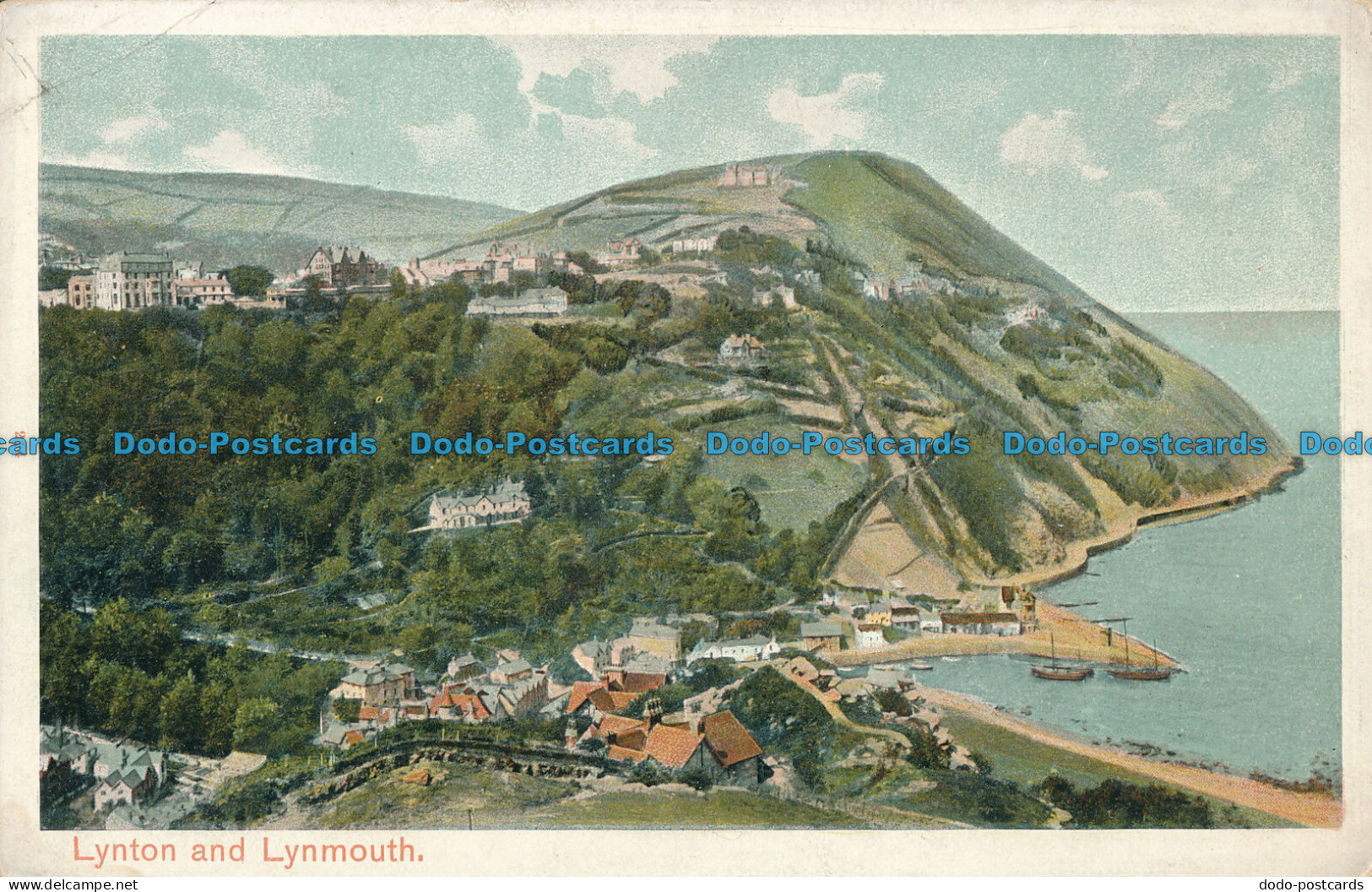 R031454 Lynton and Lynmouth. Peacock. Autochrom